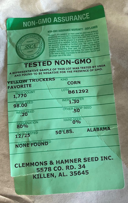 TRUCKER FAVORITE YELLOW 50#