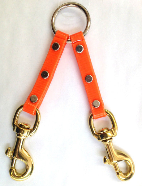 POLY COATED 2 DOG COUPLET ORAN