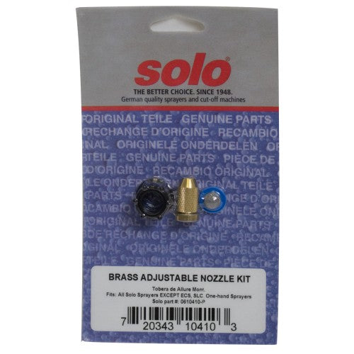 SOLO-PART BRASS ADJUST. NOZZLE