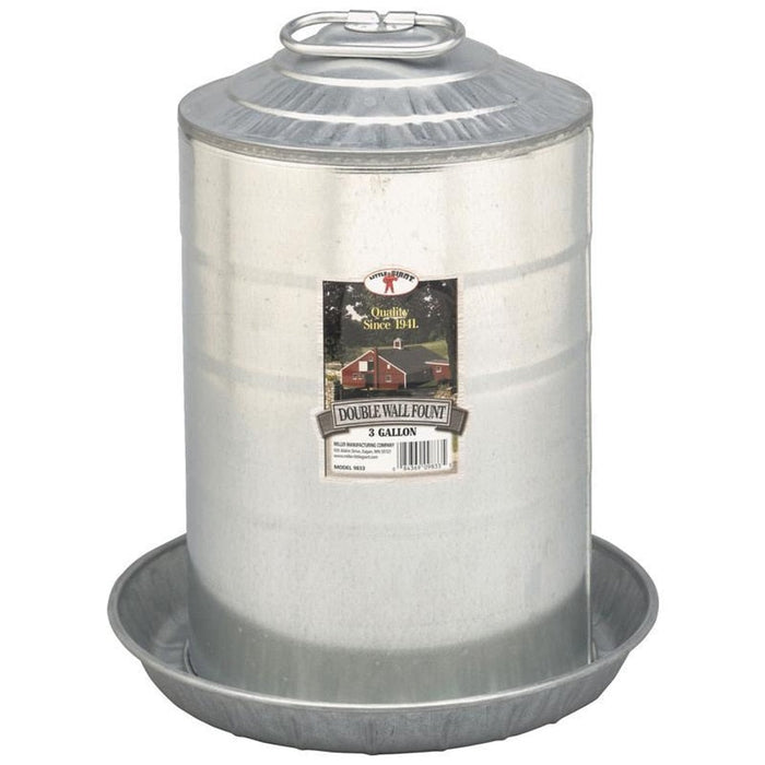MILL-GALV 3 GAL H2O FOUNT#9833