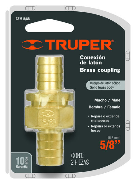 TRUPER 5/8" MALE/FEMALE
