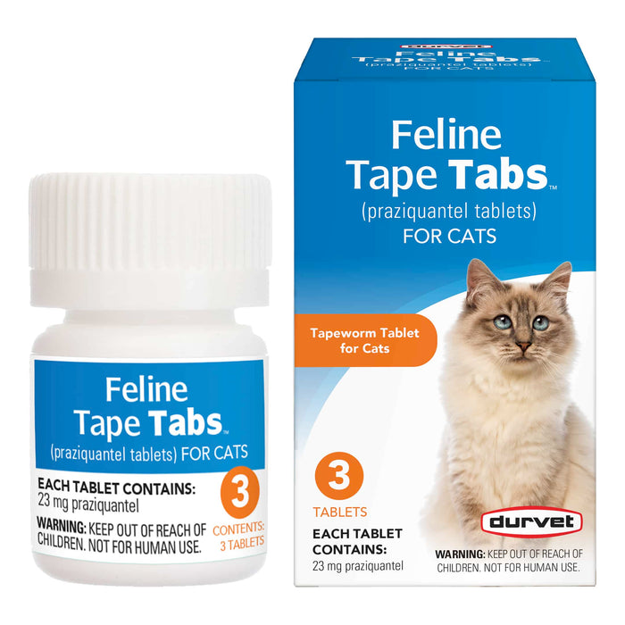 DURVET FELINE TAPE TABS 3 EA