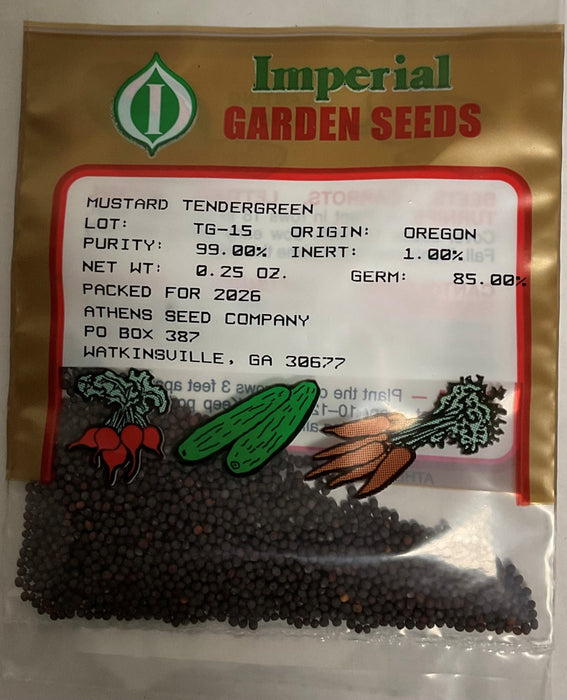 TENDERGREEN MUSTARD .25 OZ