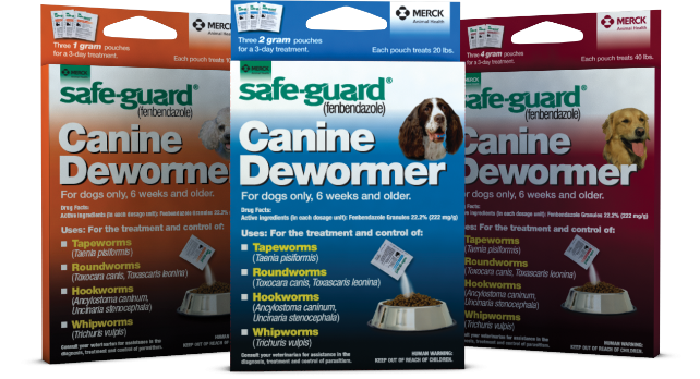 SAFE-GUARD K9 WORMER 10LBS 3PK