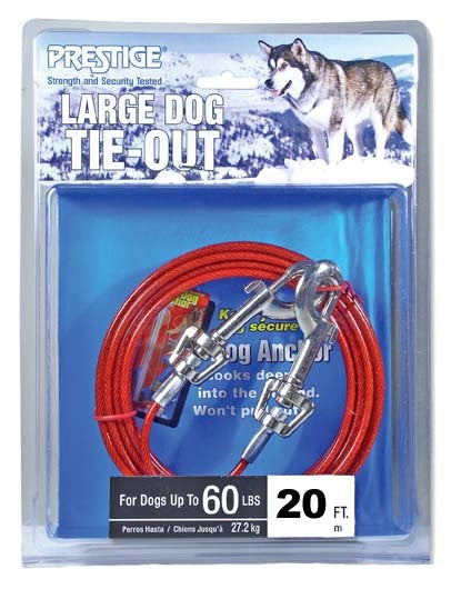 TIE-OUT CABLE 60# 20'
