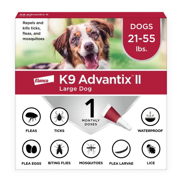 K9 ADVANTIX 21-55LBS 4 PACK