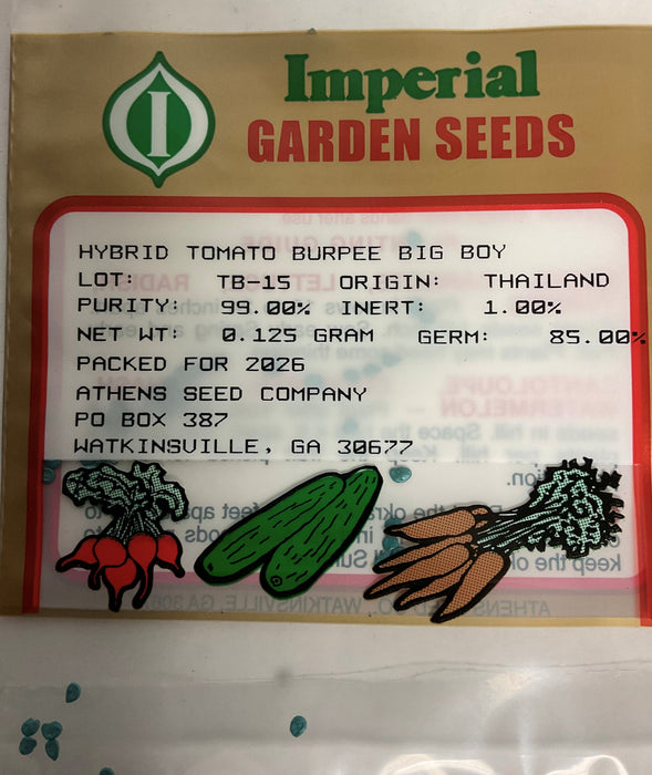 BIG BOY TOMATO .125 GRAM