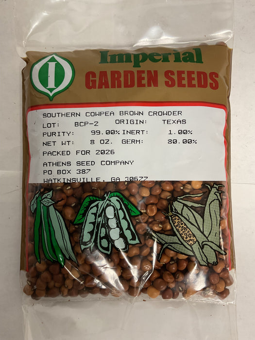 BROWN CROWDER PEAS 1/2#