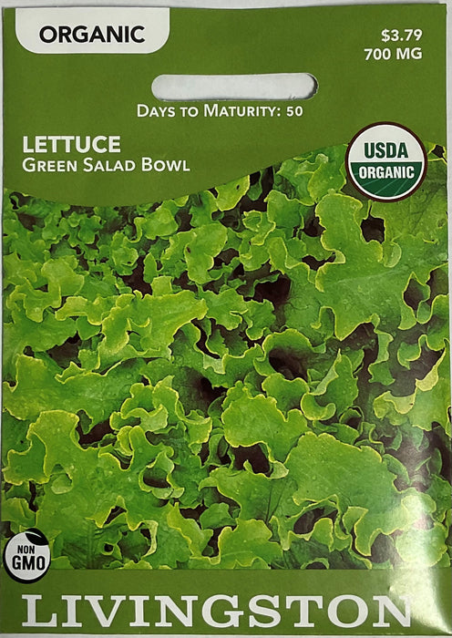 ORGANIC- LETTUCE GRN SALAD BWL