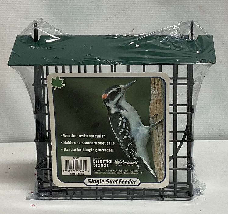 GREEN SUET FEEDER W TOP BE167