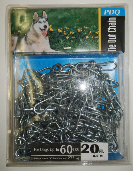 TIE OUT CHAIN EXTRA HEAVY 20'