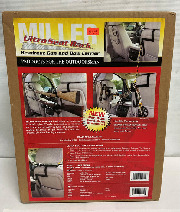 MILLER ULTRA SEAT RACK
