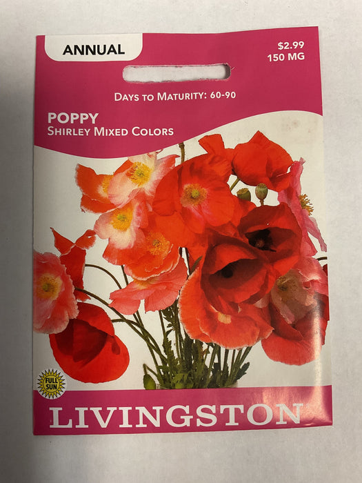 POPPY SHIRLEY MIXED COLORS