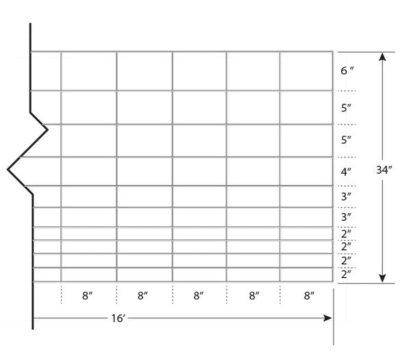 16' 4 GA HOG PANEL