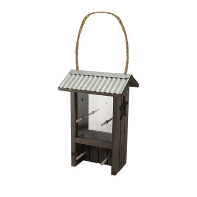 RUSTIC FARMHOUSEE FINCH FEEDER