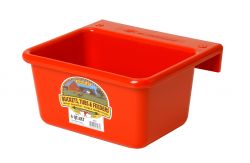 6 QT HOOK OVER PET FEEDER RED