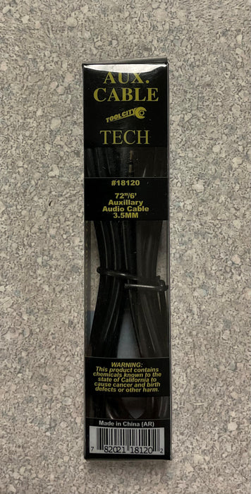 AUXILIARY AUDIO CABLE BLACK