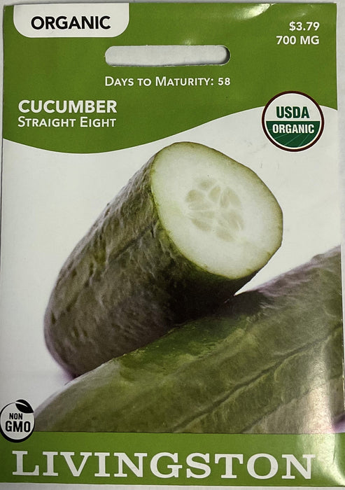 ORGANIC- CUCUMBER STRAIGHT 8