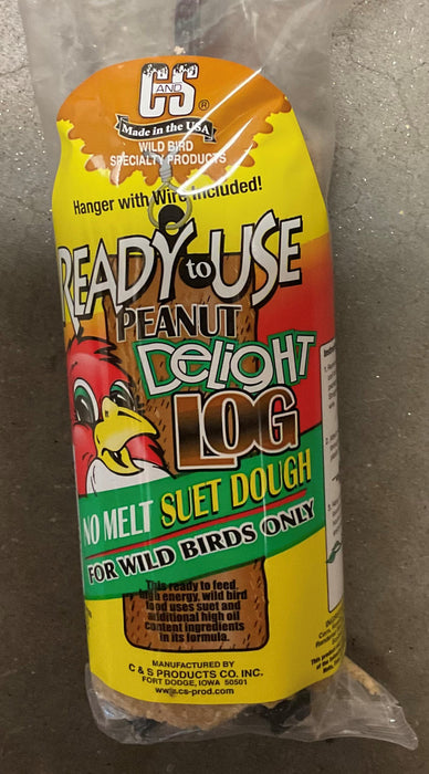 PEANUT DELIGHT LOG 16 OZ