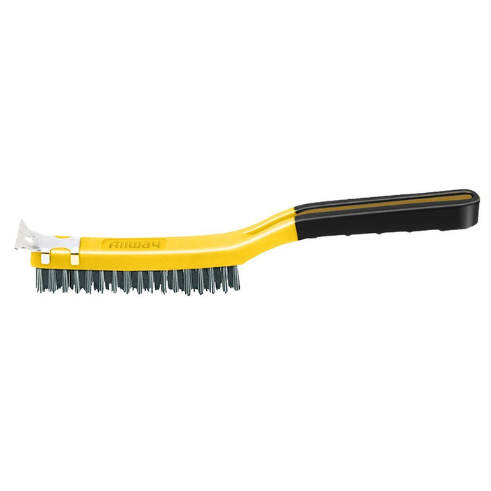 WIRE BRUSH W/SCRAPER