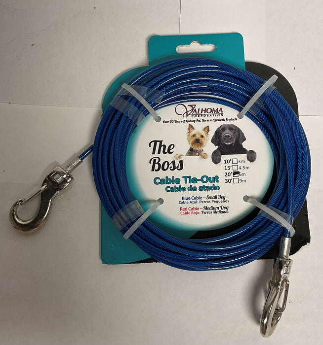 VALHOMA 20' TIE OUT SMALL DOG