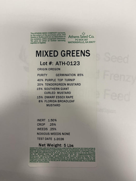MIXED GREENS 5#