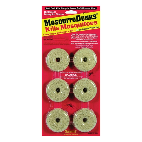 SUMMIT-MOSQUITO DUNKS 6-PK