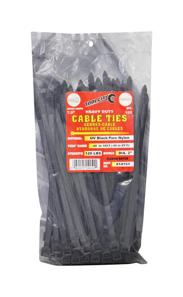 100PC BLACK 7.9" 120# HEAVY