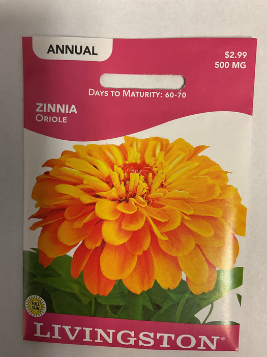 ZINNIA ORIOLE 500MG