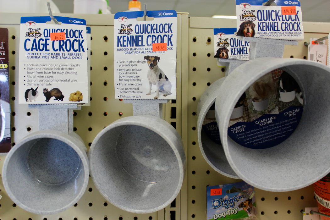 PET LODGE CAGE CROCK 10 OUNCE