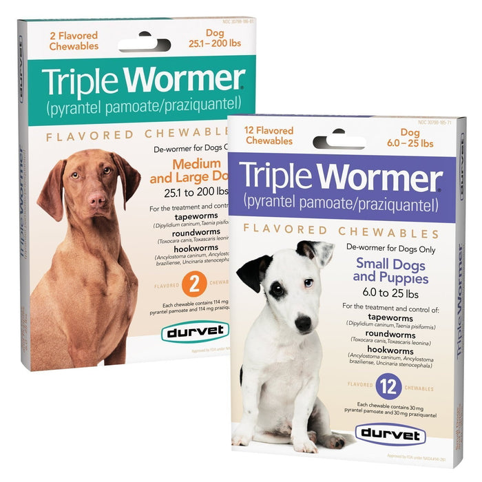 WORM X PLUS LARGE DOG 2 TABS