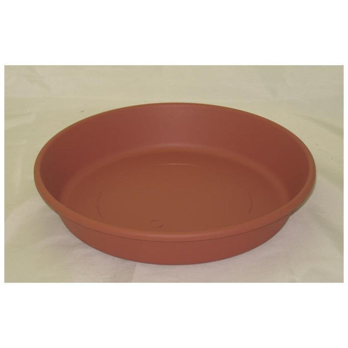 14" PLASTIC TERRA COTTA SAUCER