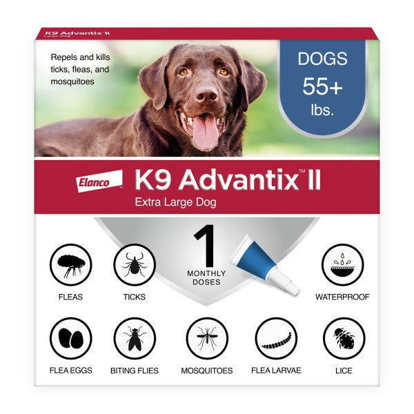 K9 ADVANTIX 55LBS+ 4 PACK