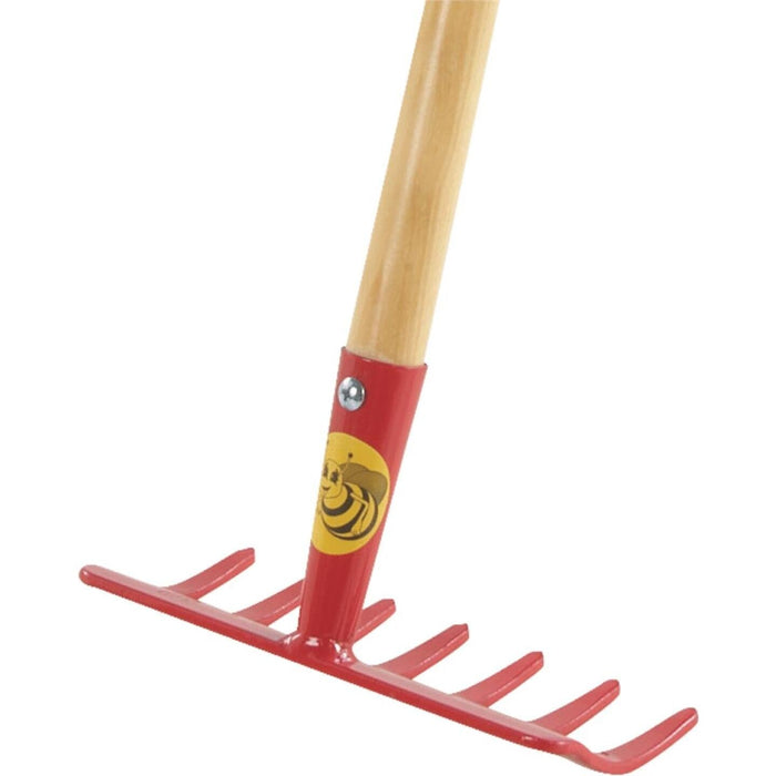 CHILDRENS BOW RAKE RED