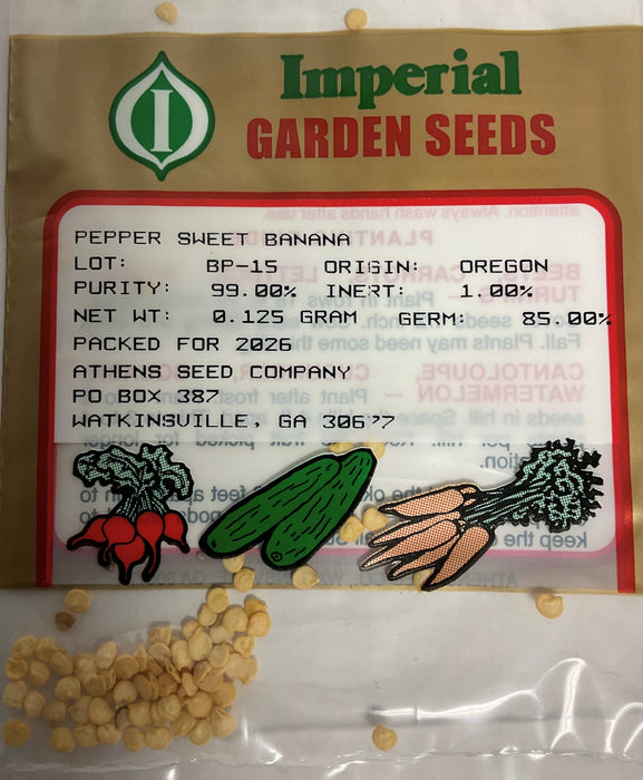 SWEET BANANA PEPPER .125 GRAM