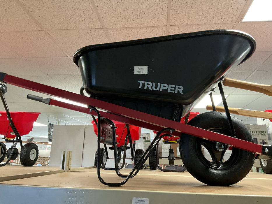 WHEELBARROW 6 CU STEEL TRAY