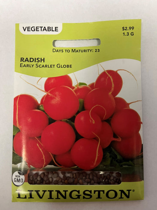 RADISH - EARLY SCARLET GLOBE
