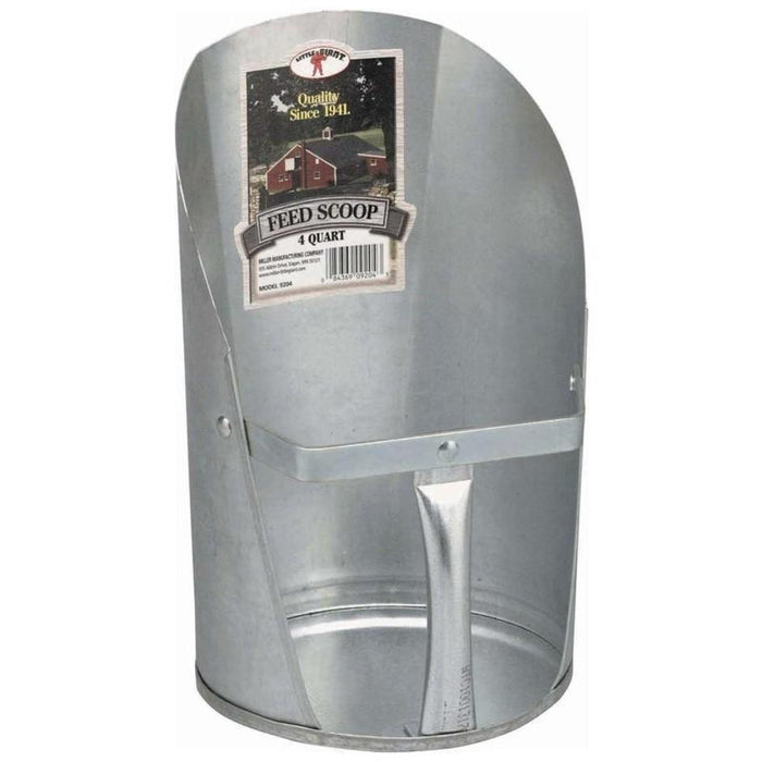 GALVANIZED FEED SCOOP 4 QT.