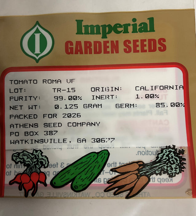 ROMA TOMATO .125 GRAM