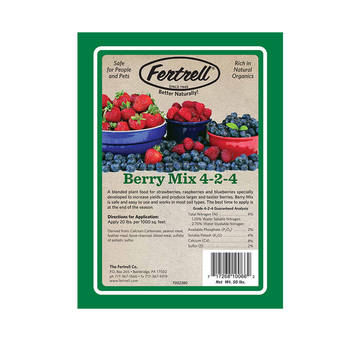FERTRELL-BERRY MIX 50# 4-2-4