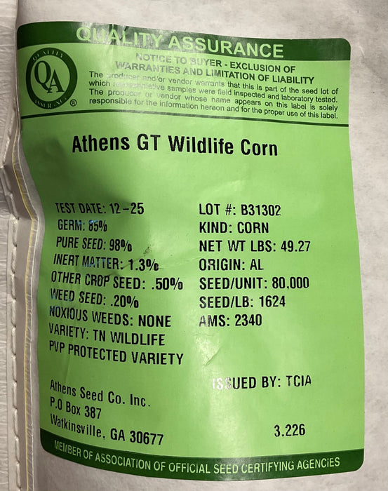 ATHENS DWARF CORN RR (80K SEED
