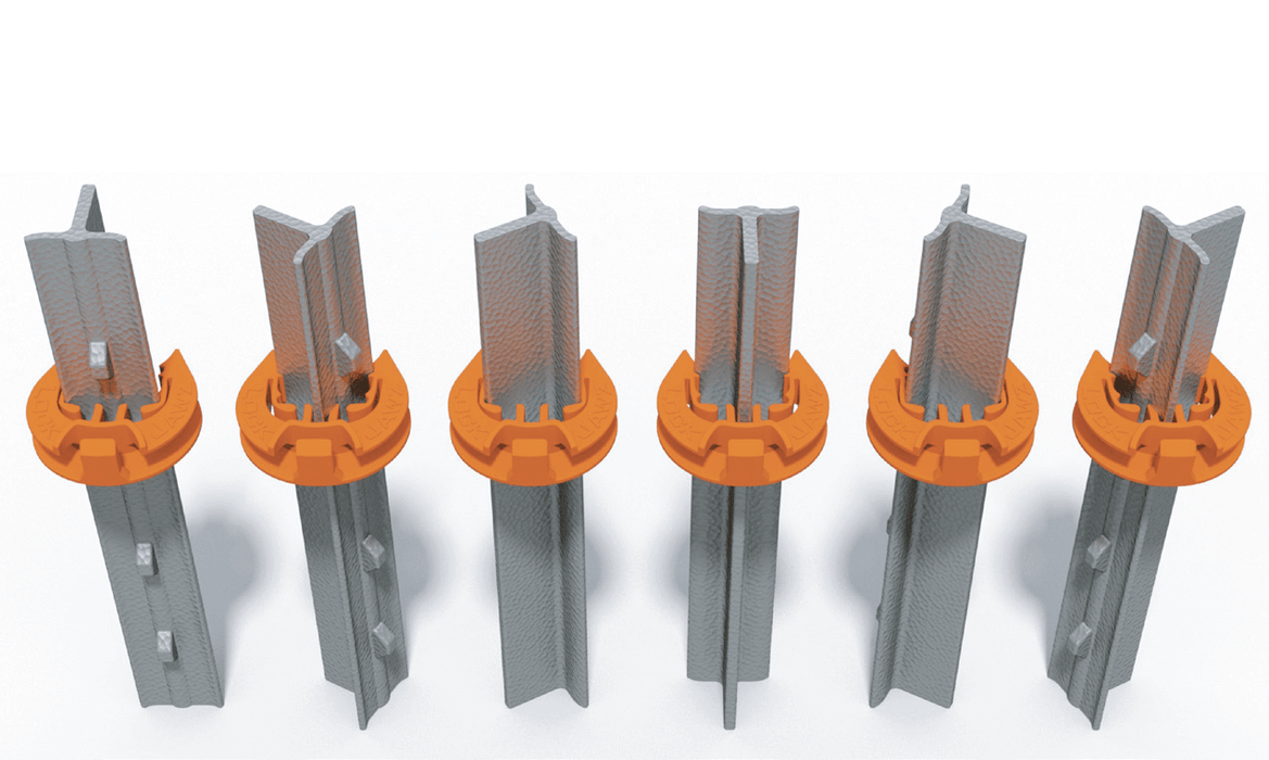LOCKJAWZ T-POST INSULATOR BL