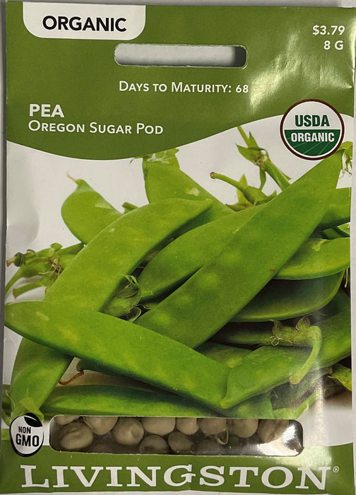 ORGANIC- PEA OREGON SUGAR POD