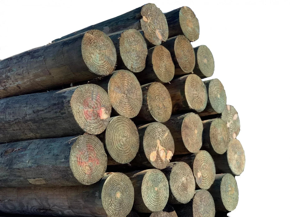 WOODEN FENCE POST 4-5" X 6.5'