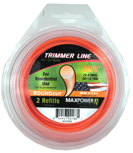 TRIMMER LINE .095 40' ORANGE