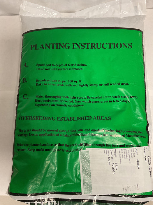 RYEGRASS-GULF ANNUAL 5#