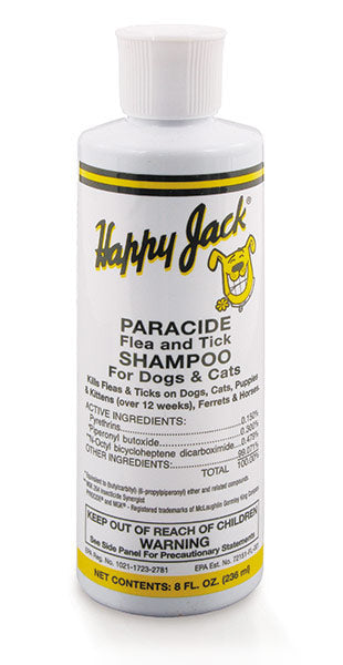 PARACIDE FLEA/TICK SHAMPO 8 OZ