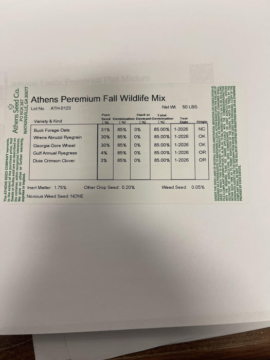 FALL MIX-PREMIUM 50#