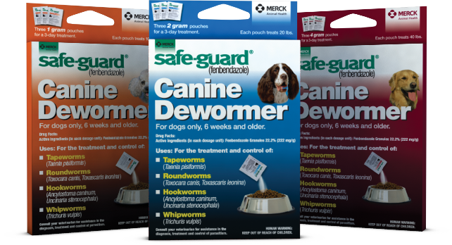 SAFE-GUARD K9 WORMER 40LBS 3PK