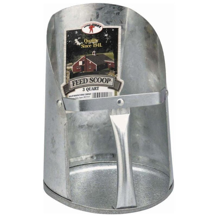3 QT METAL FEED SCOOP
